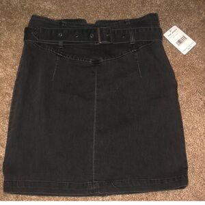Free people skirt black denim